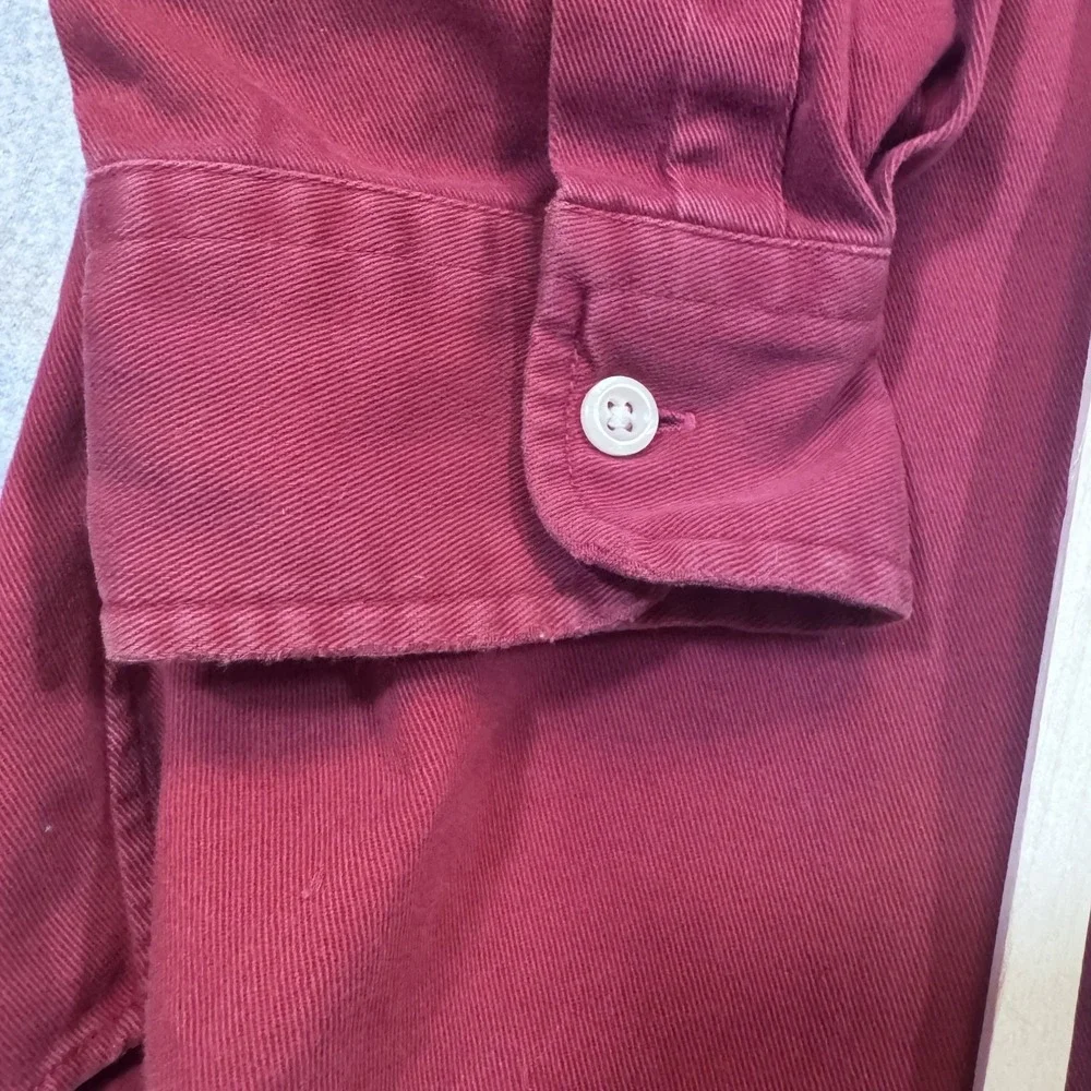 Ralph Lauren Shirt Mens Large Blaire Button Down Collared Polo Long Sleeve - Picture 7 of 10